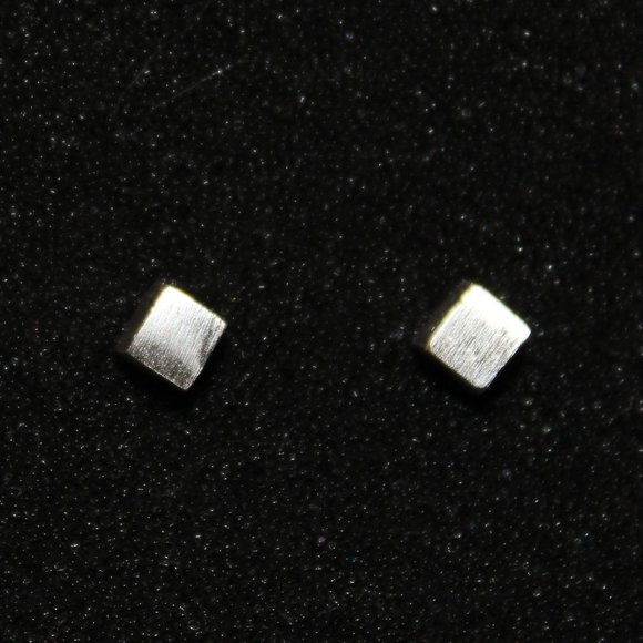 Ins Style Stub Earring Pendants Cube - Picture 2 of 2
